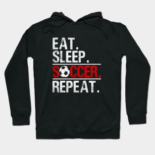 Eat Sleep Soccer Repeat - Soccer Player Coach Boys Hoodie